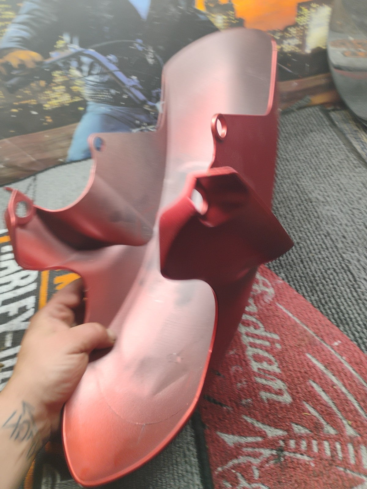 08-12 Yamaha Yzf R6 R6r R6 Oem Front Wheel Fender Cowl Fairing Plastic Mud Guard