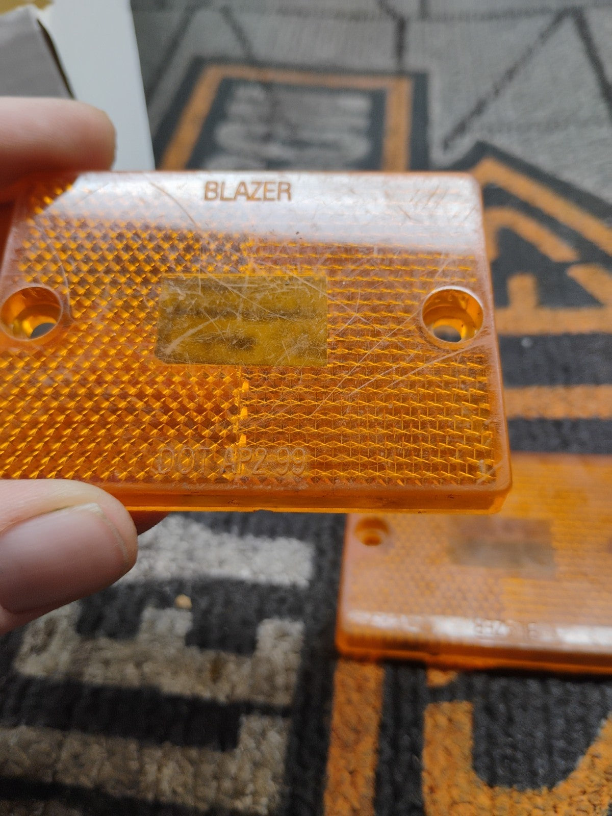 Set Of 2 Amber Lens Cover BLAZER DOT AP2 99