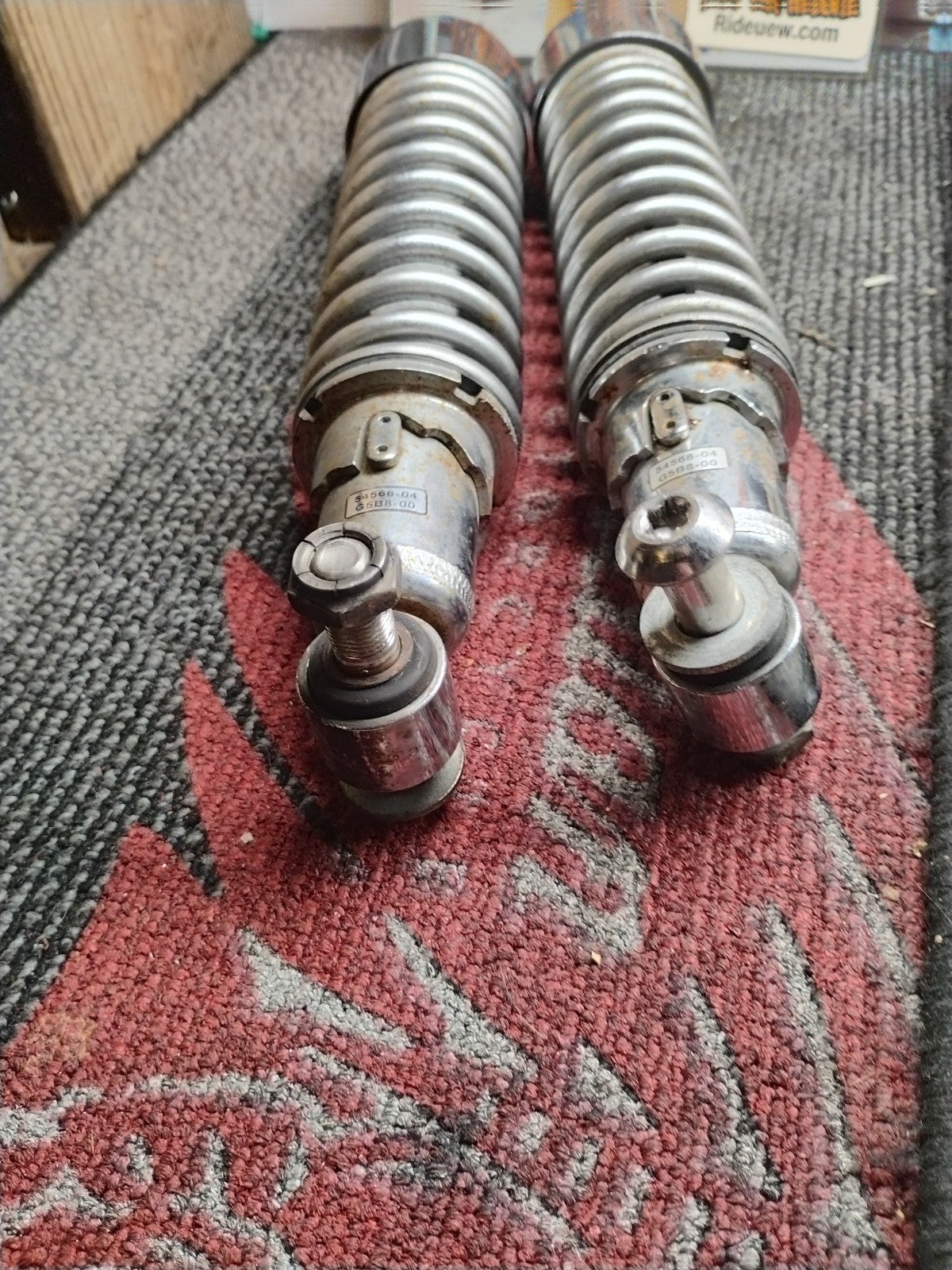 HARLEY-DAVIDSON SPORTSTER MODELS REAR SHOCK PAIR P/N 54568-04 USED
