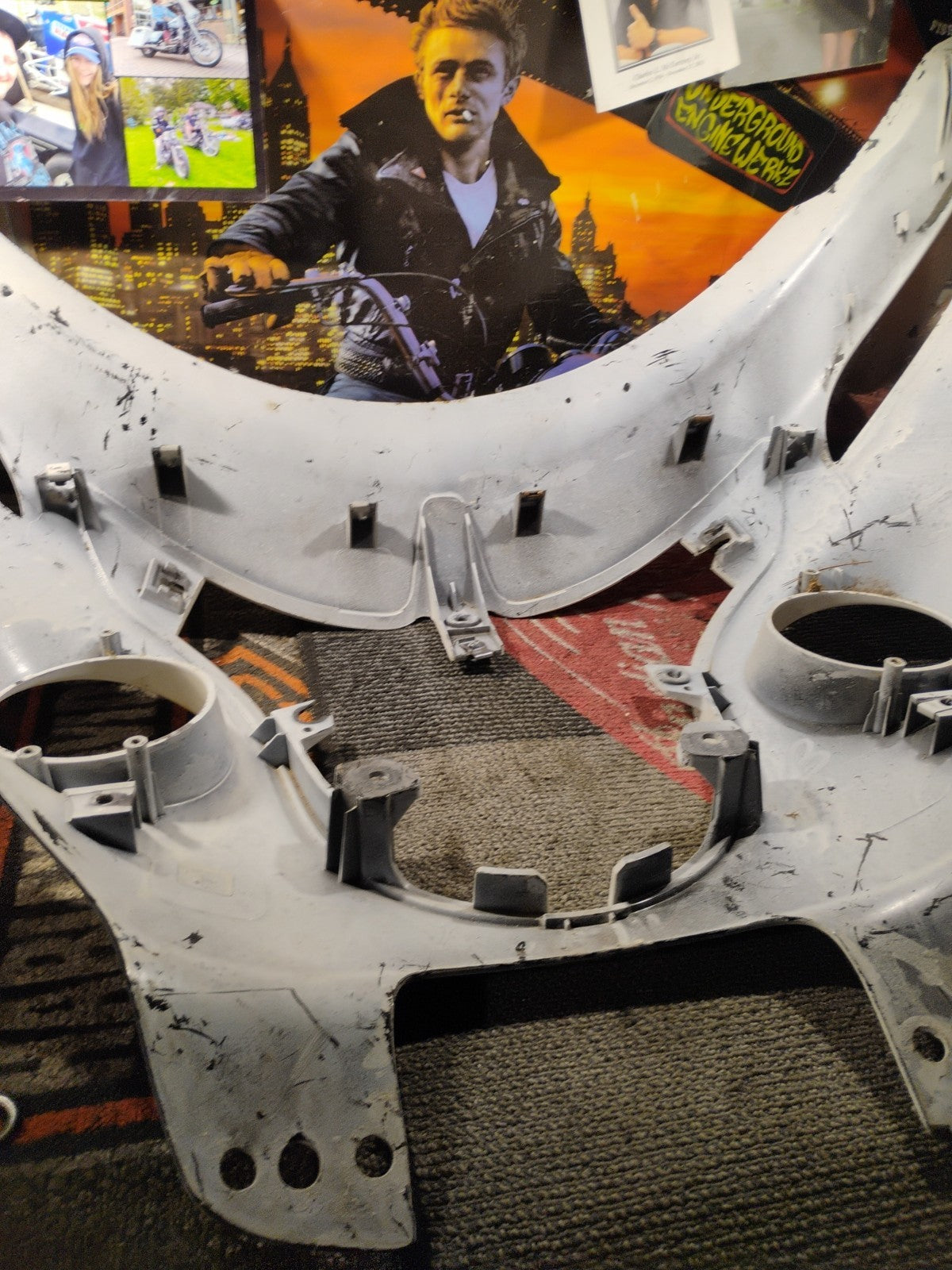 17 Indian Roadmaster Chief Upper Front Headlight Fairing Cover 