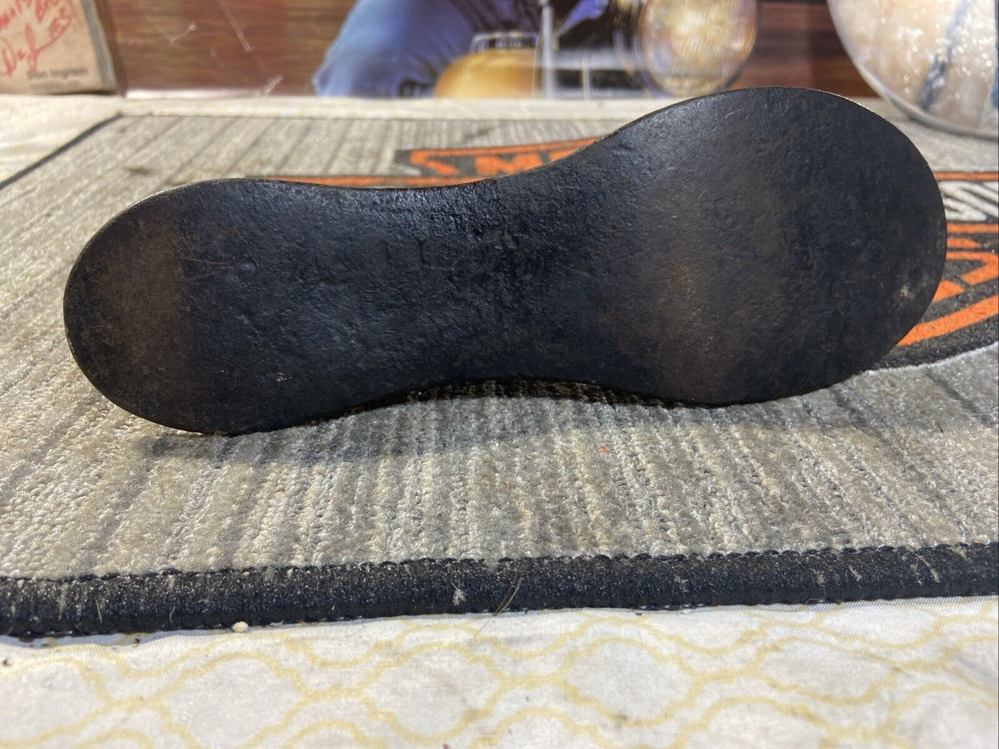 Vintage Antique Cast Iron Metal Malleable Shoe Cobbler Mold A