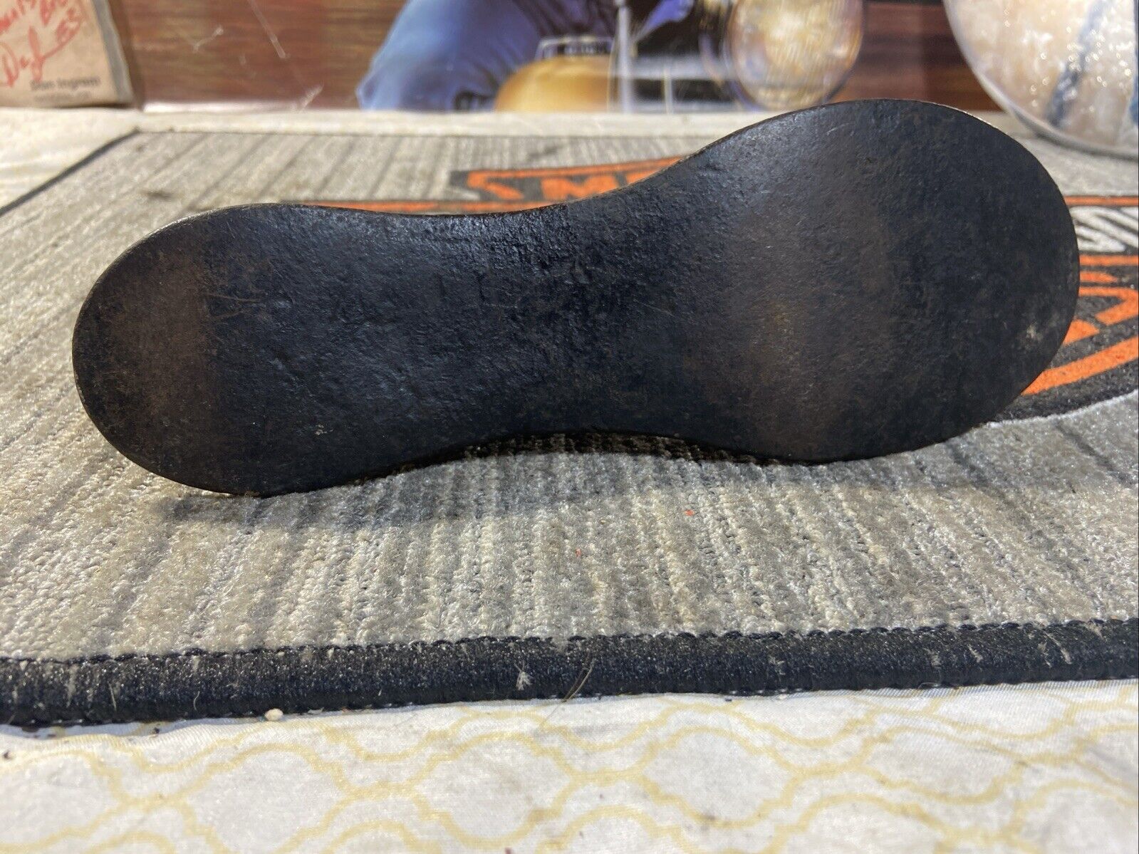 Vintage Antique Cast Iron Metal Malleable Shoe Cobbler Mold A