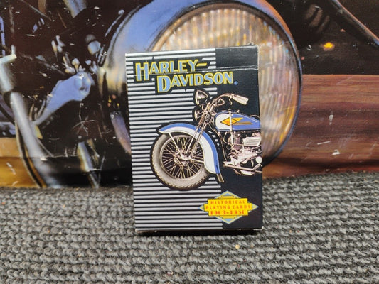 Vintage 1997 Harley-Davidson Historical Playing Cards 1903-1950 Collectible Used
