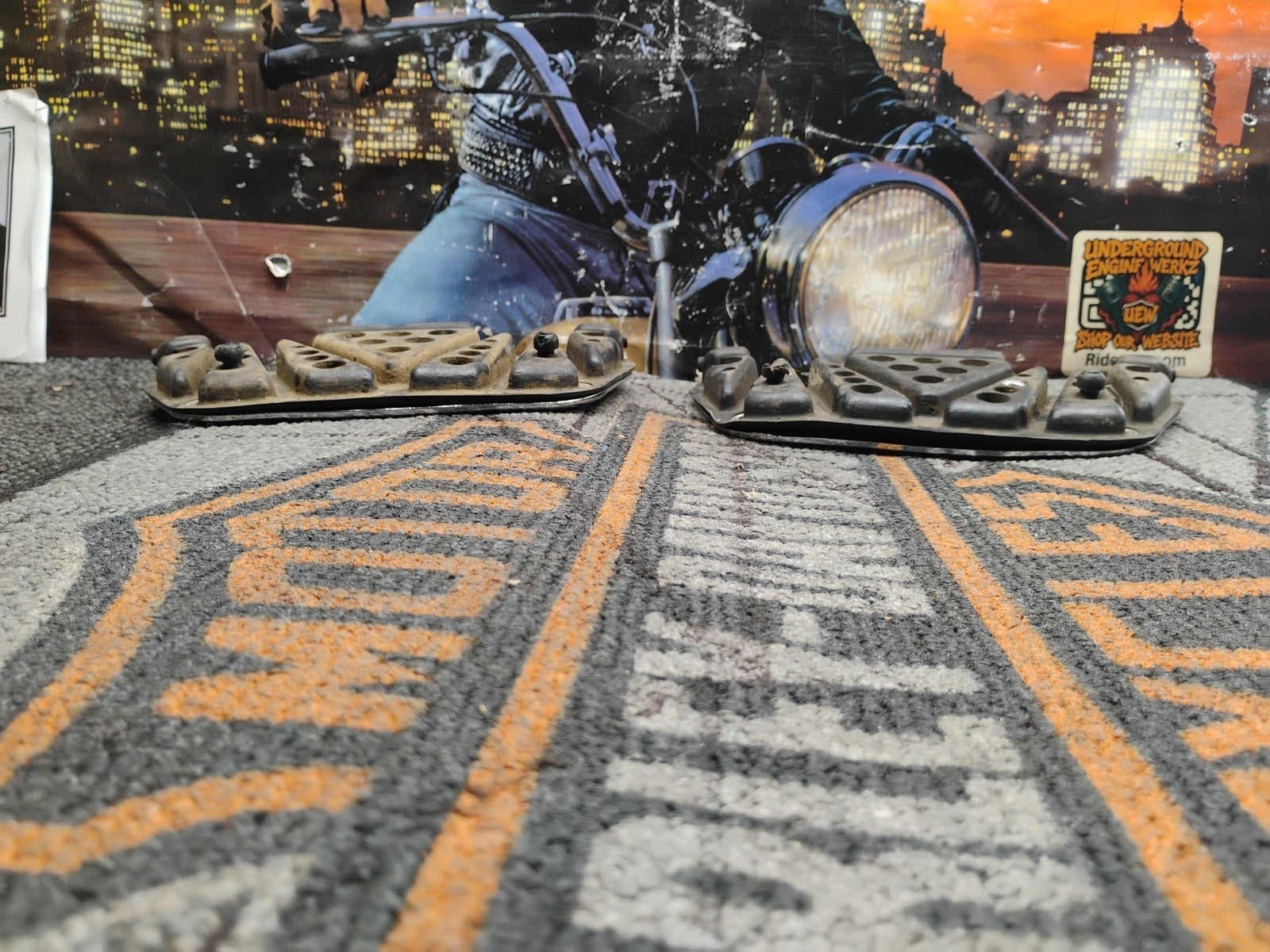 2000 HARLEY-DAVIDSON ELECTRA GLIDE ULTRA CLASSIC EFI FLHTCUI REAR  PEGS