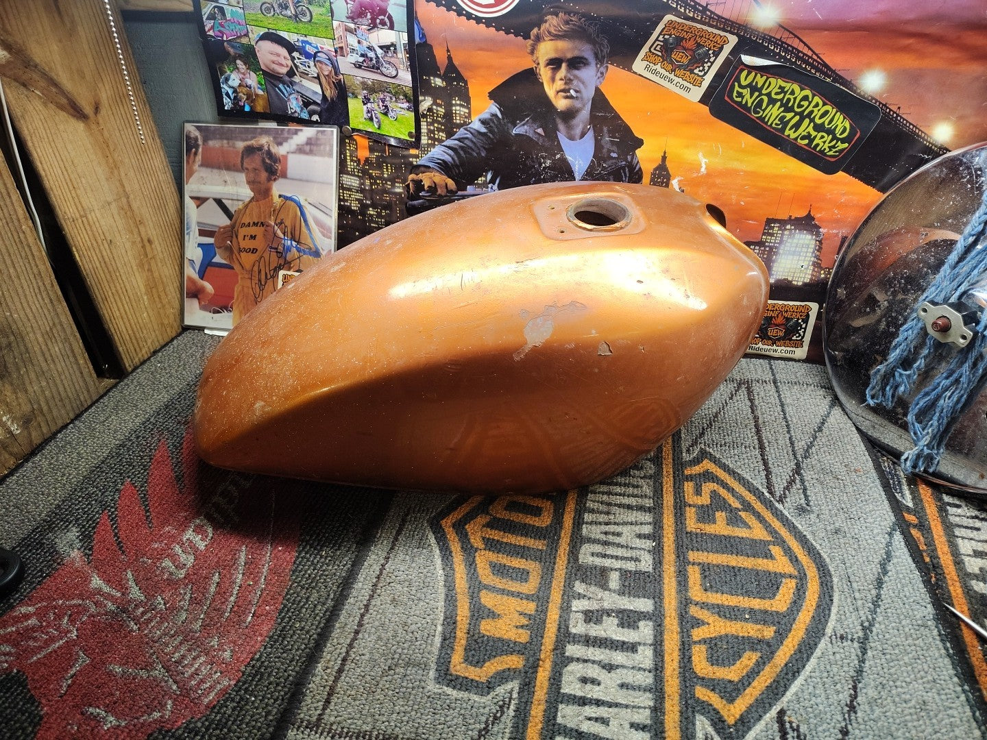 1982  KAWASAKI CSR 650 KZ 650 H2 FUEL GAS PETRO TANK OEM 51001-1057-00