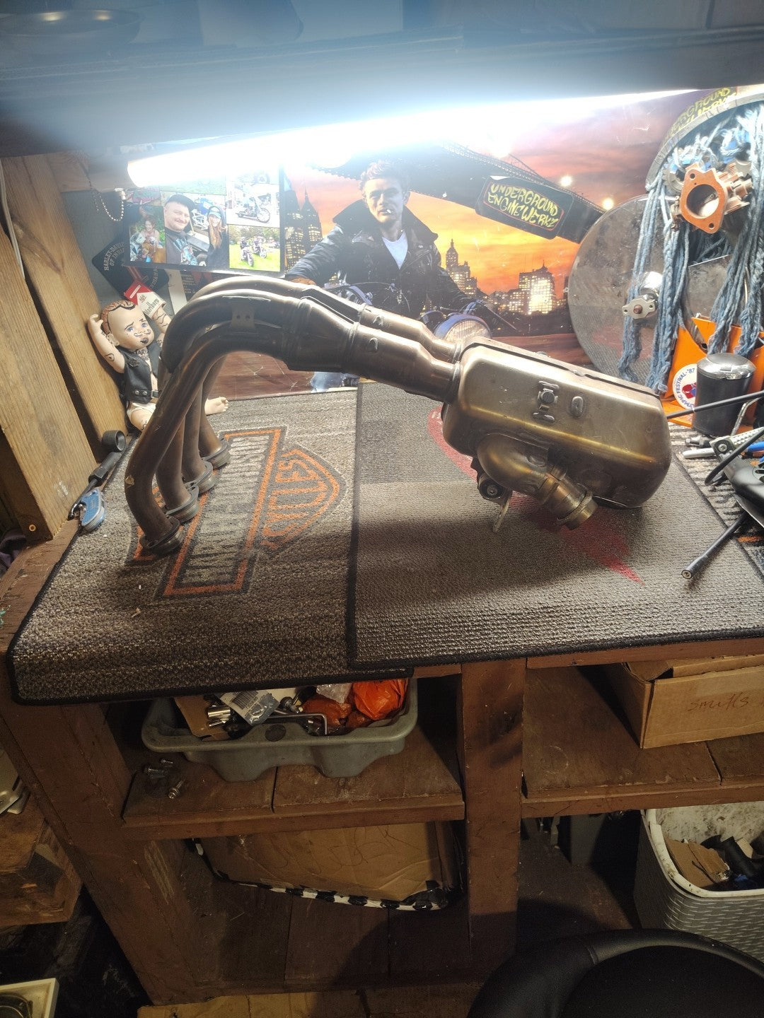  Yamaha R6 YZFR6 17-20 OEM Exhaust Headers Header Manifold Sensor NICE!