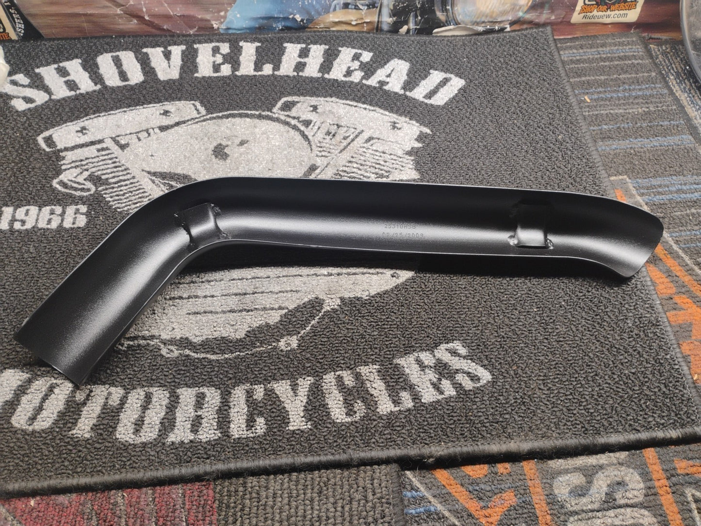 Harley Davidson Exhaust Heat Shield 25310HSB NOS Black 2" Pipe Muffler Cover