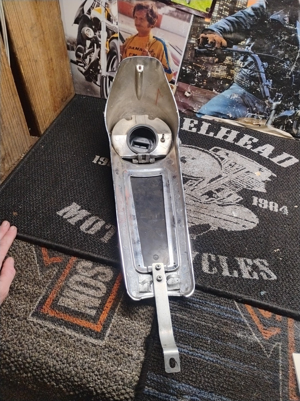 OEM Harley-Davidson Chrome Gas Tank Console Dash 2008-Up 61270-08
