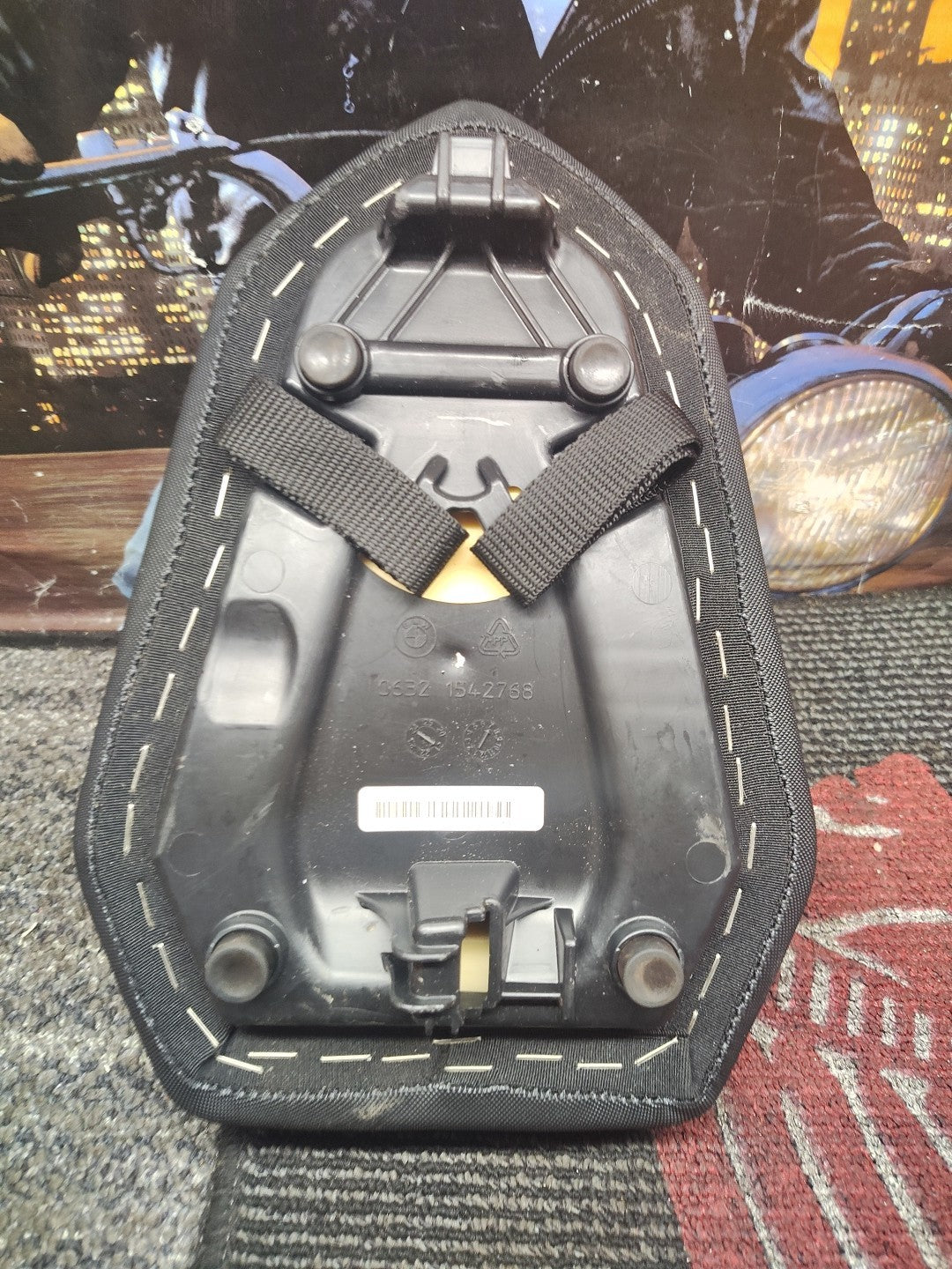 PU Rear Passenger Cushion Saddle Seat Comfort For BMW S1000RR M1000RR Mm