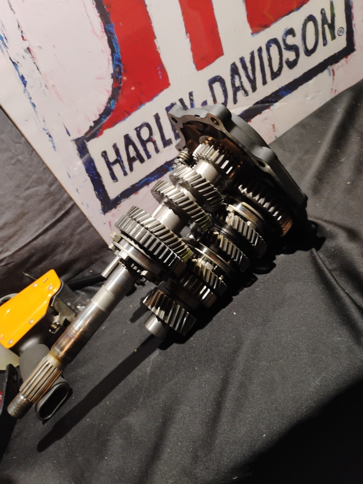Harley Davidson Softail Touring Dyna Engine 6 Speed Transmission Gears & Forks