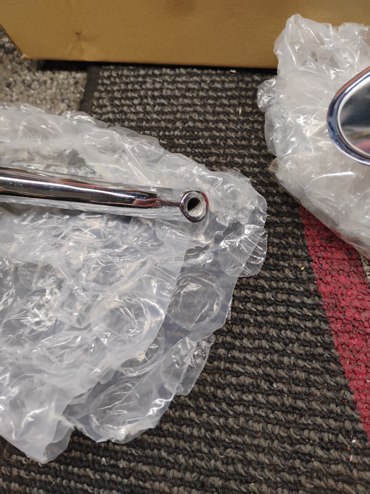 Chrome Billet Mirrors Harley Davidson Custom Bike Metric Motorcycles Bike 6007