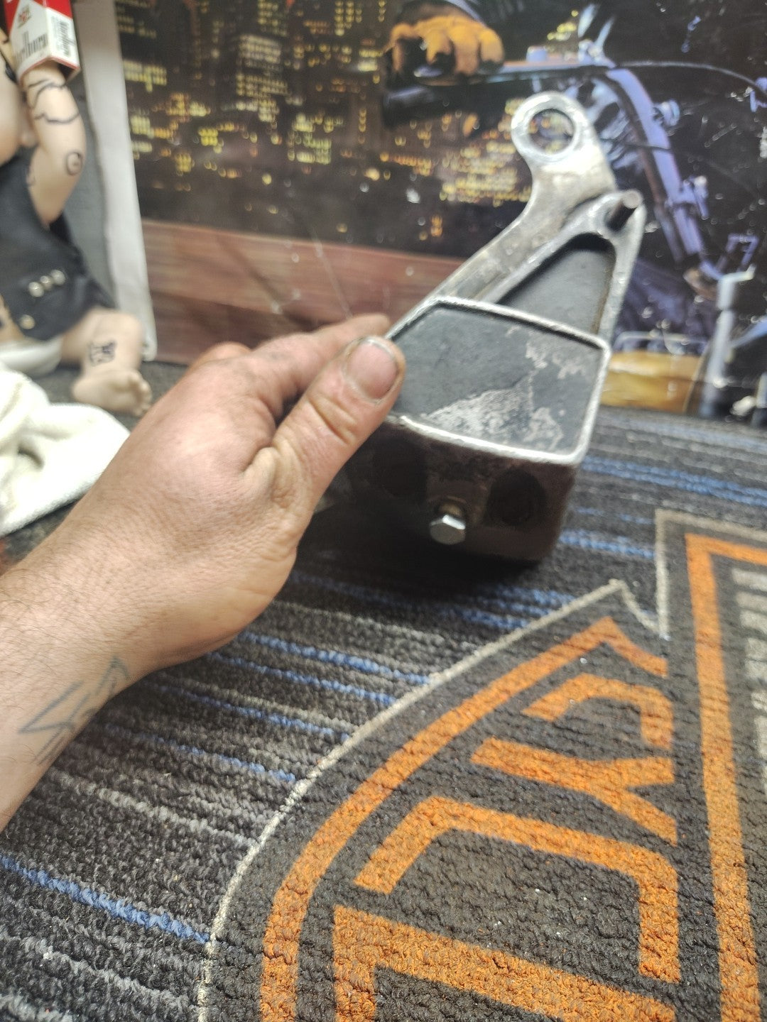 Original Harley Davidson 1974 - 1977 Front Brake Caliper & Master Cylinder (U290