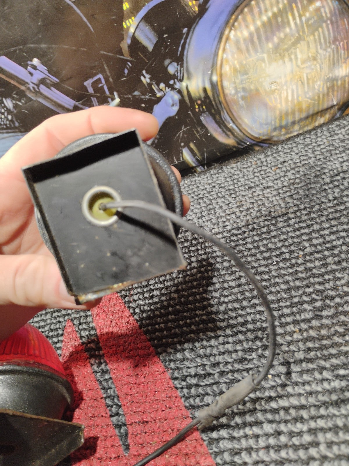 Motorcycle Red Brake Tail Lights