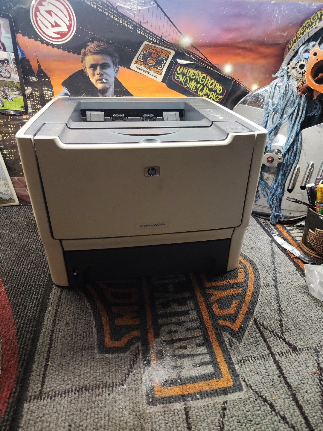 HP LaserJet P2015d Monochrome Workgroup Laser Printer with Some Toner