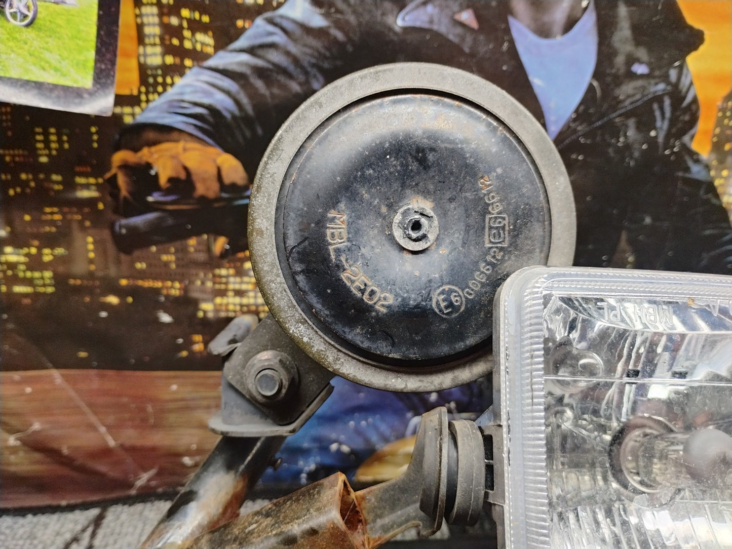 Upper fairing stay bracket F2 CBR600 With Headlight & Horn