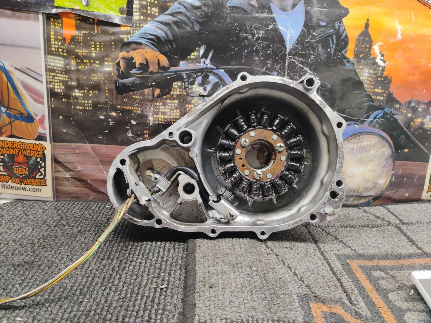 1981 Suzuki GS650L  Stator /Magnet/Cover (Not Tested)