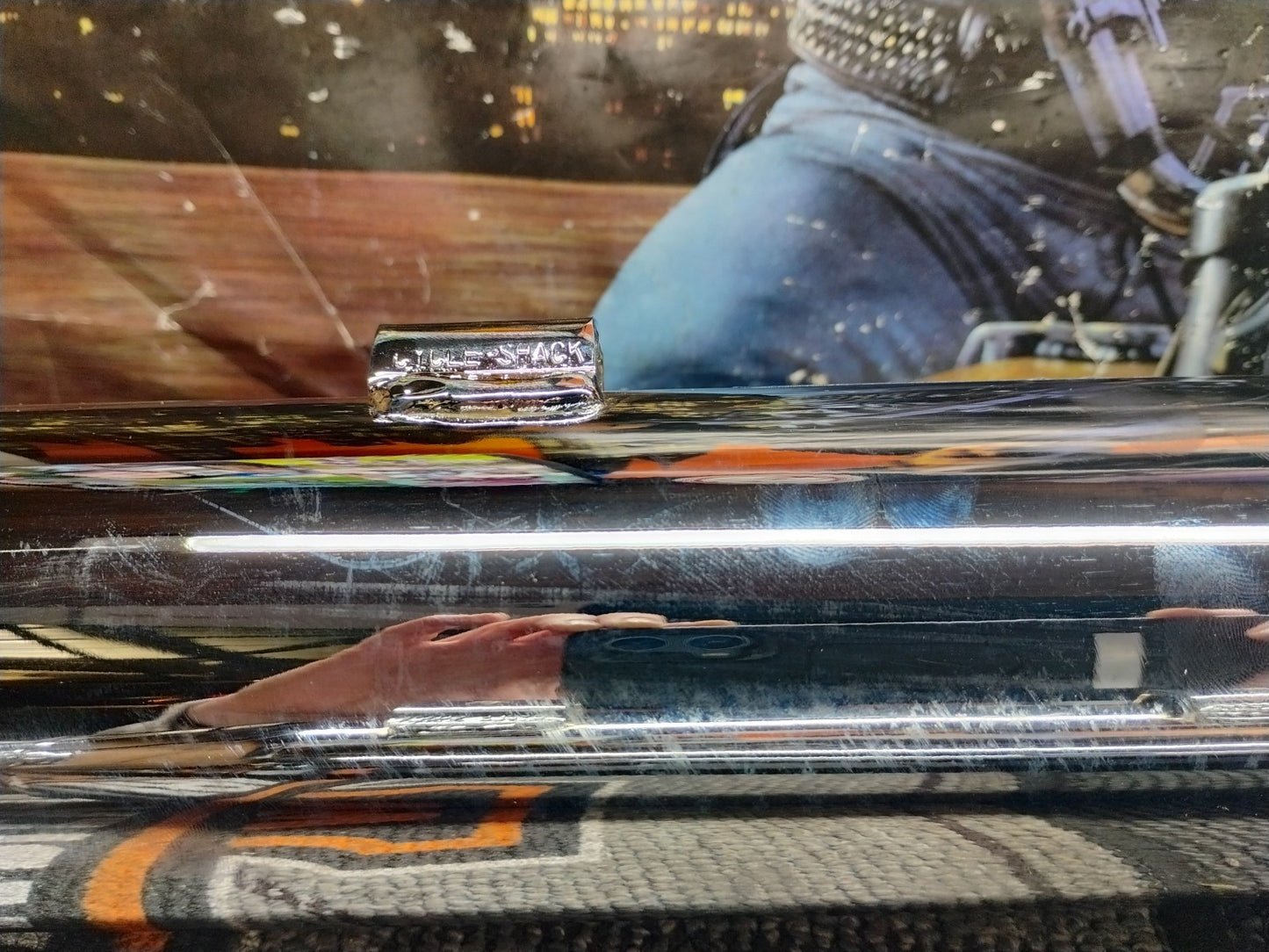 HARLEY DAVIDSON CYCLE SHACK Slip On Muffler Set, Chrome New Never Used