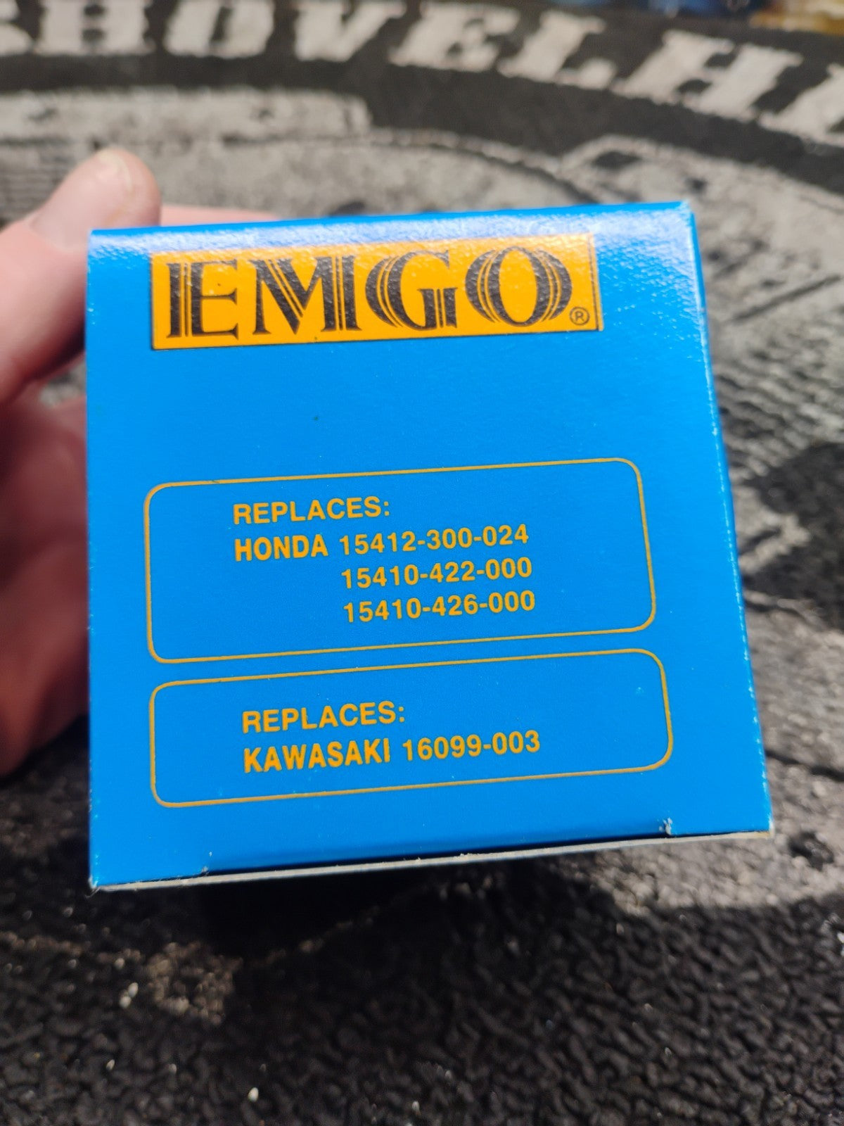 EMGO 10-20300 Motorcycle Oil Filter Kawasaki Honda New Old Stock