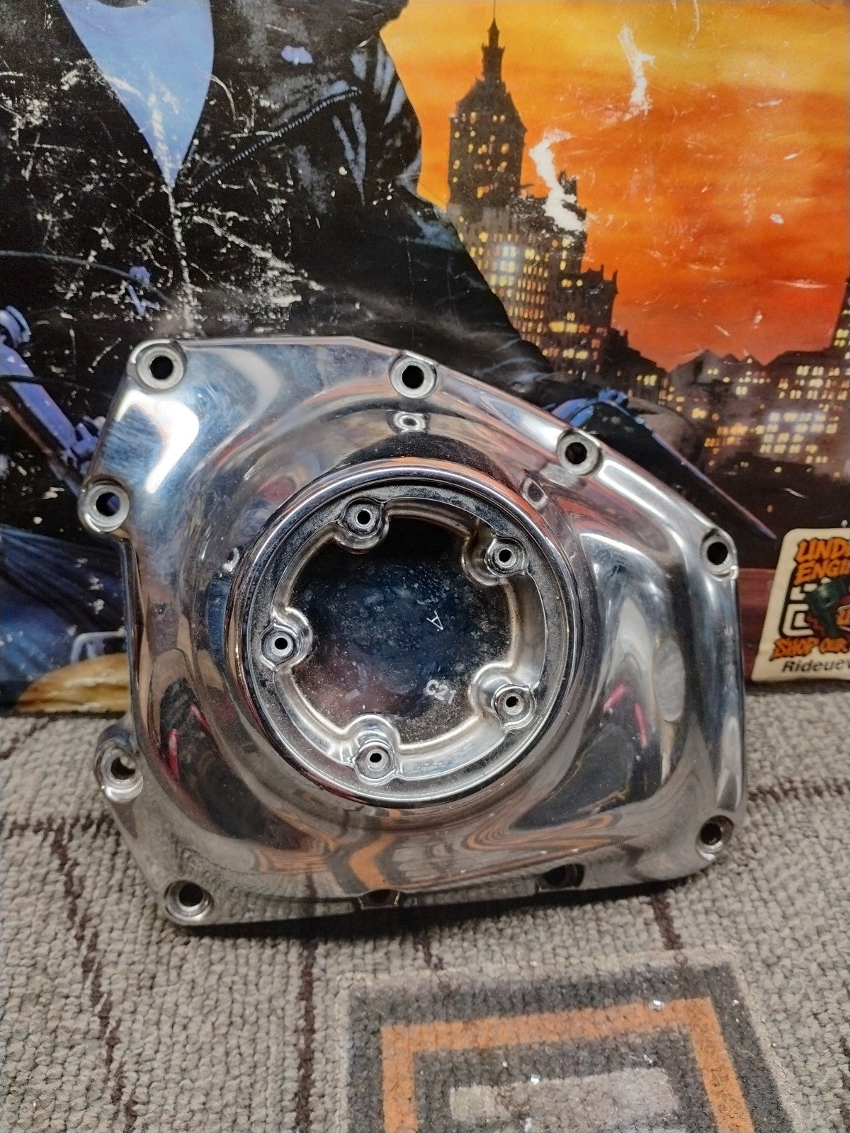 Genuine Harley Davidson OEM Polished Twin Cam Cover #25362-01A