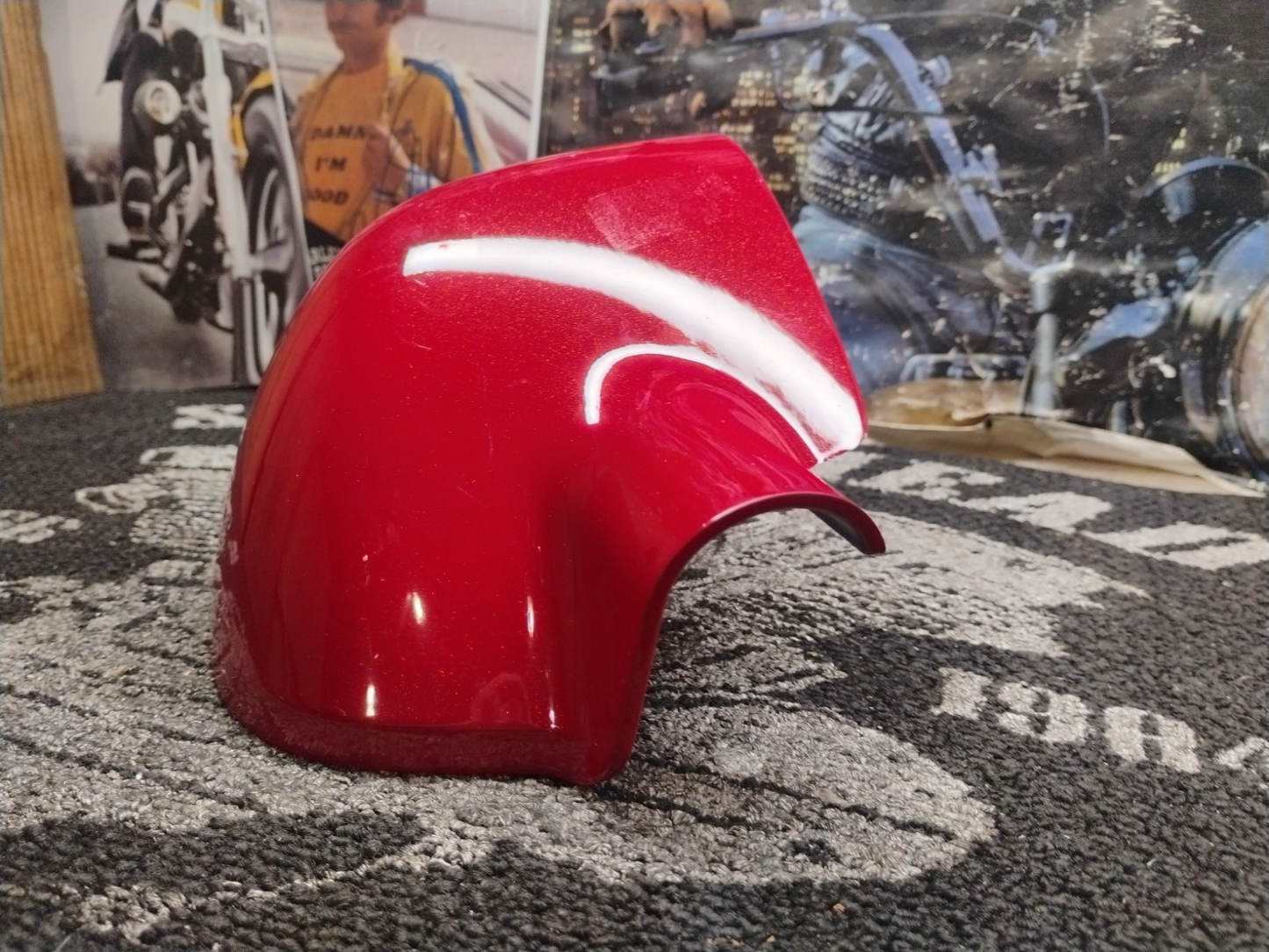 2012 Harley-Davidson CVO Left Lower Fairing Tomahawk Red OEM