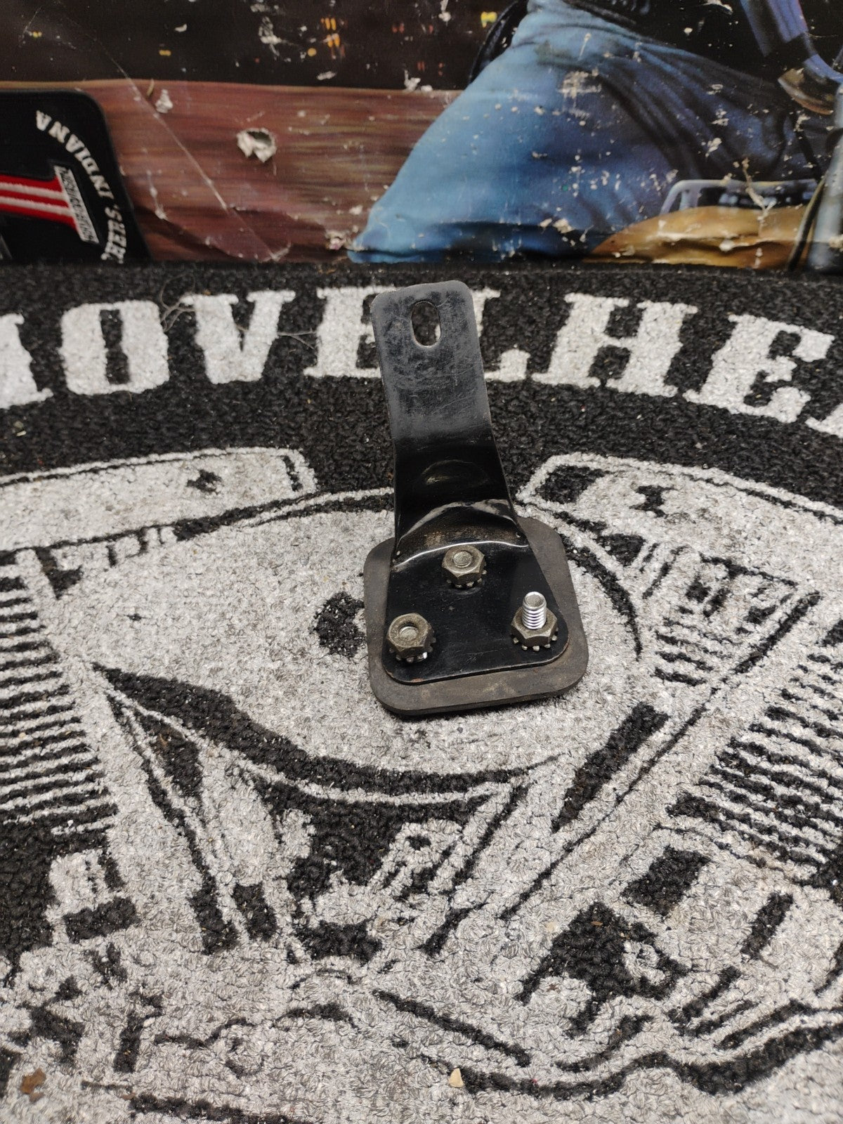 Harley-Davidson OEM 79-23 XL Softail Dyna License Plate Bracket Support 59986-75
