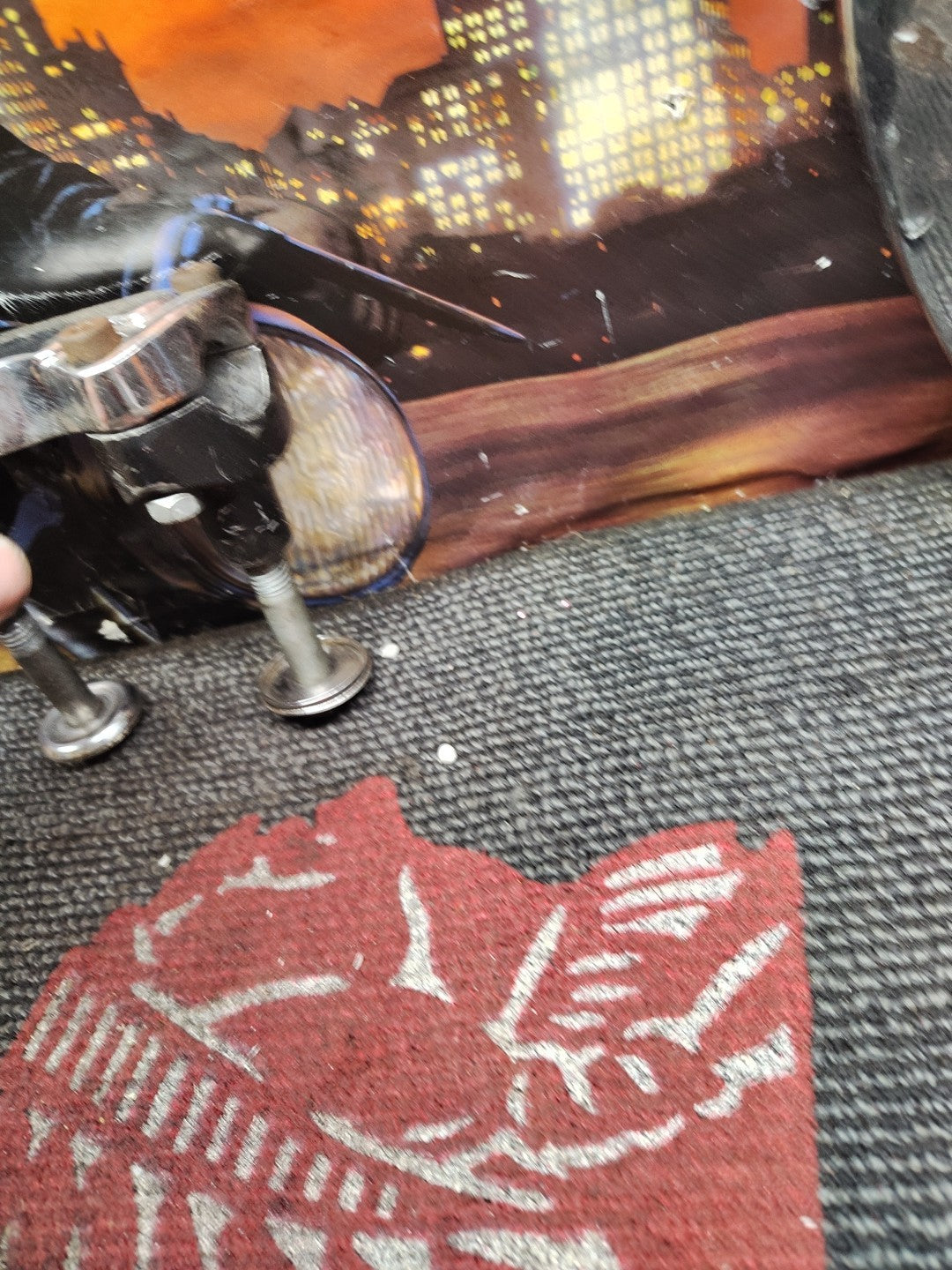 95 Harley-Davidson Sportster XL 883 1200 1" HANDLEBAR RISERS CLAMPS CHROME 4.25"