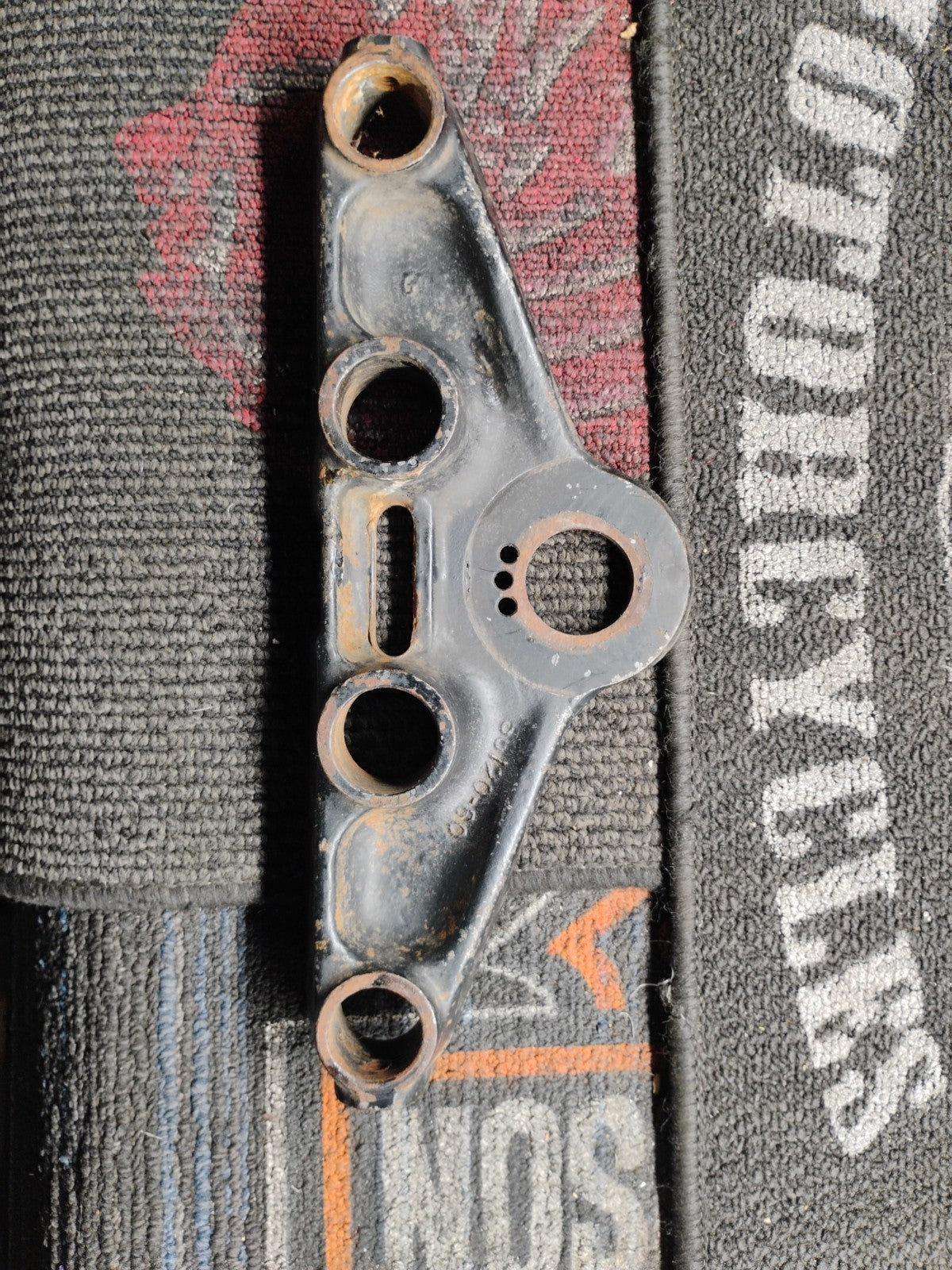 HARLEY OEM 56120-60 HYDRAGLIDE TOP TRIPLE TREE PANHEAD FL FLH BLACK PATINA