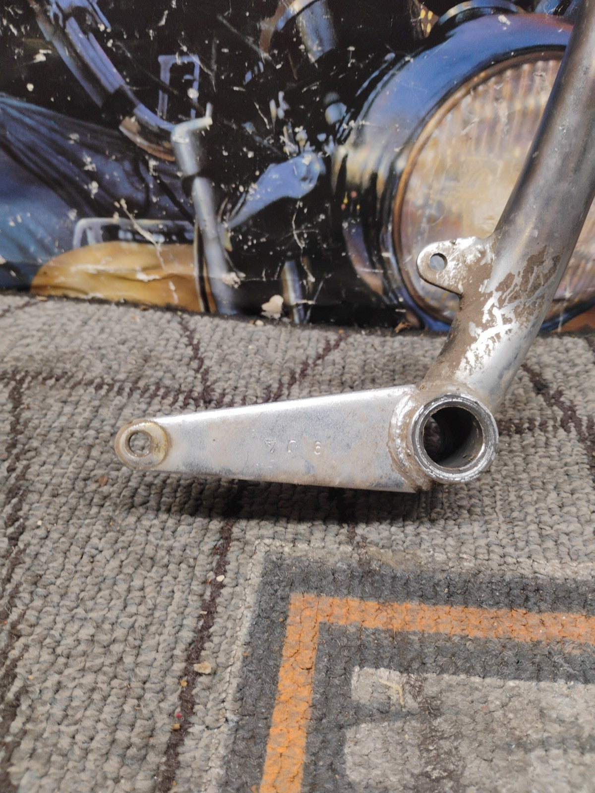 1974 Honda CB125S CB 125 S rear brake pedal lever arm 74