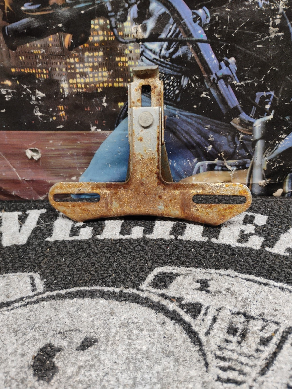 OEM Harley-Davidson RH-55 License Plate Mount Bracket Panhead Shovelhead