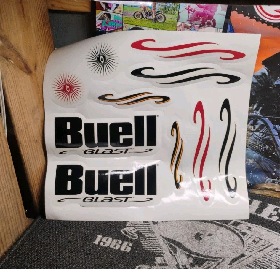 NOS Buell Blast Mesa Personal FX Motorcycle Decal Set H-D #93982