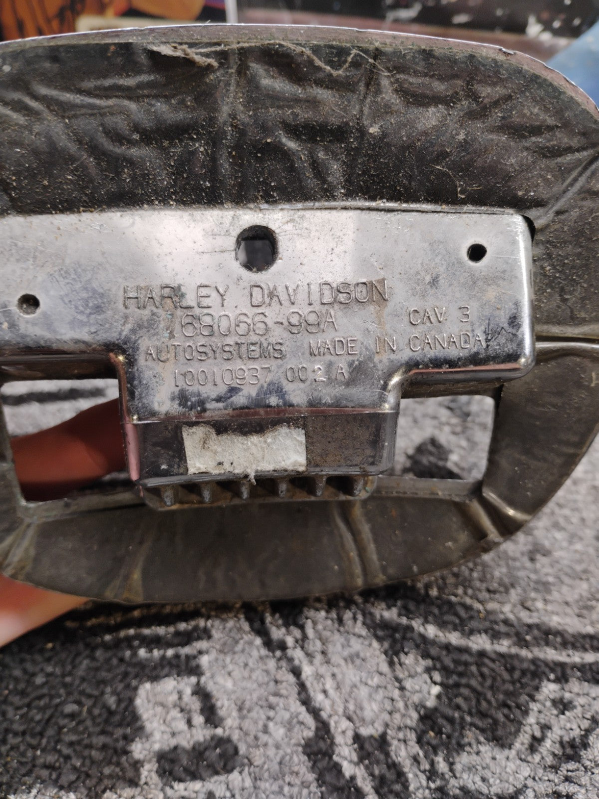 Harley-Davidson Rear Taillight Mounting Base  68066-99A