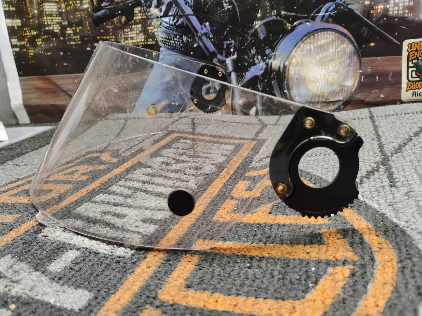 SHOEI  Model 0-20 Clear Face Shield Visor Motorcycle Helmet