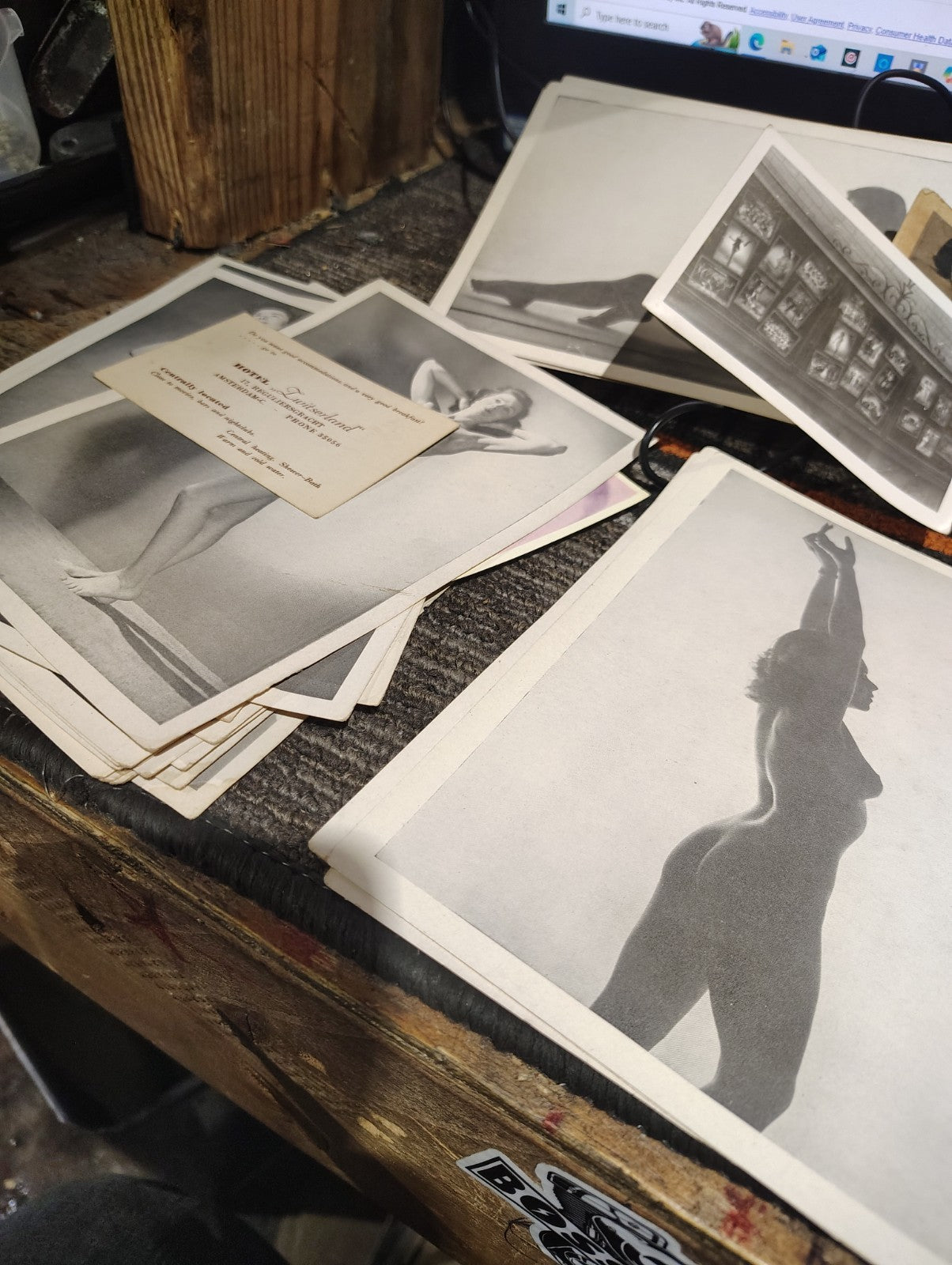 WW2 Vintage Erotic Nude Ladies Matchbox Matches collectible AdvertisiUnused RARE