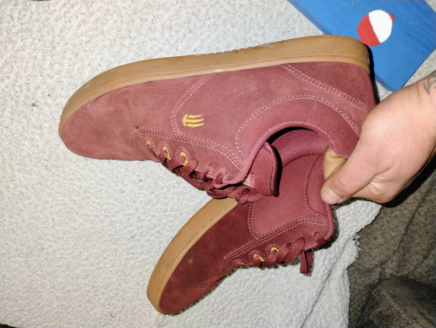 Burgundy Joslin Etnies Size 11 1/2