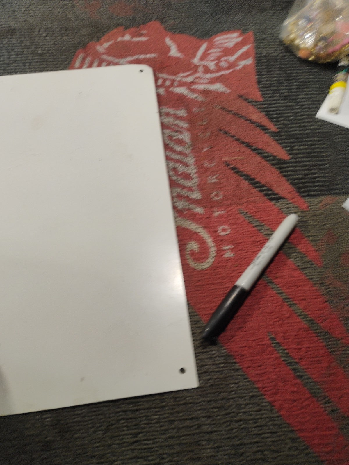 Vintage HARLEY DAVIDSON MOTORCYCLES PARTS & SERVICE  Metal ADVERTISING SIGN