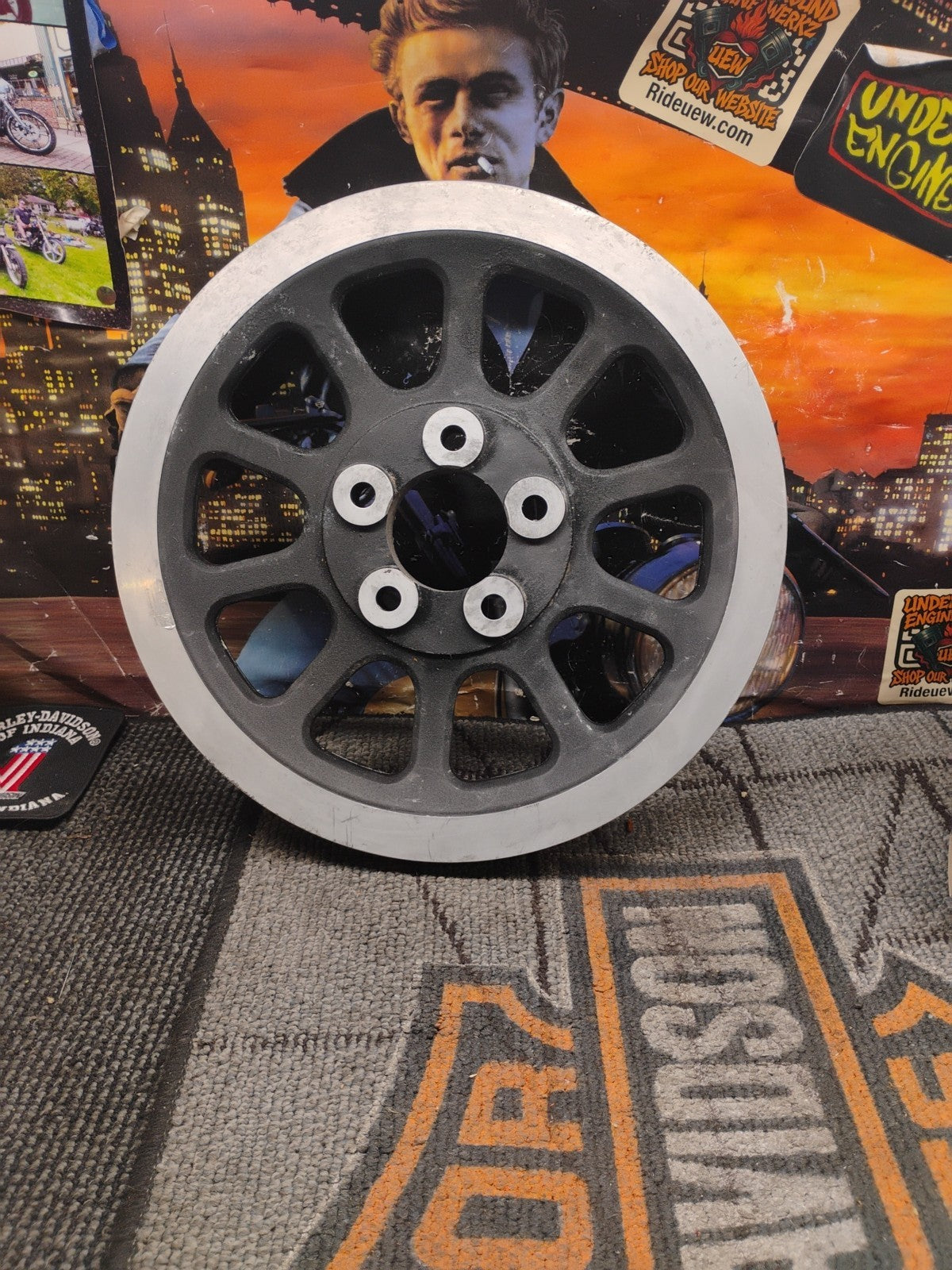 HARLEY DAVIDSON DYNA TOURING SOFTAIL REAR SPROCKET PULLEY 66T STREET BOB FAT BOY