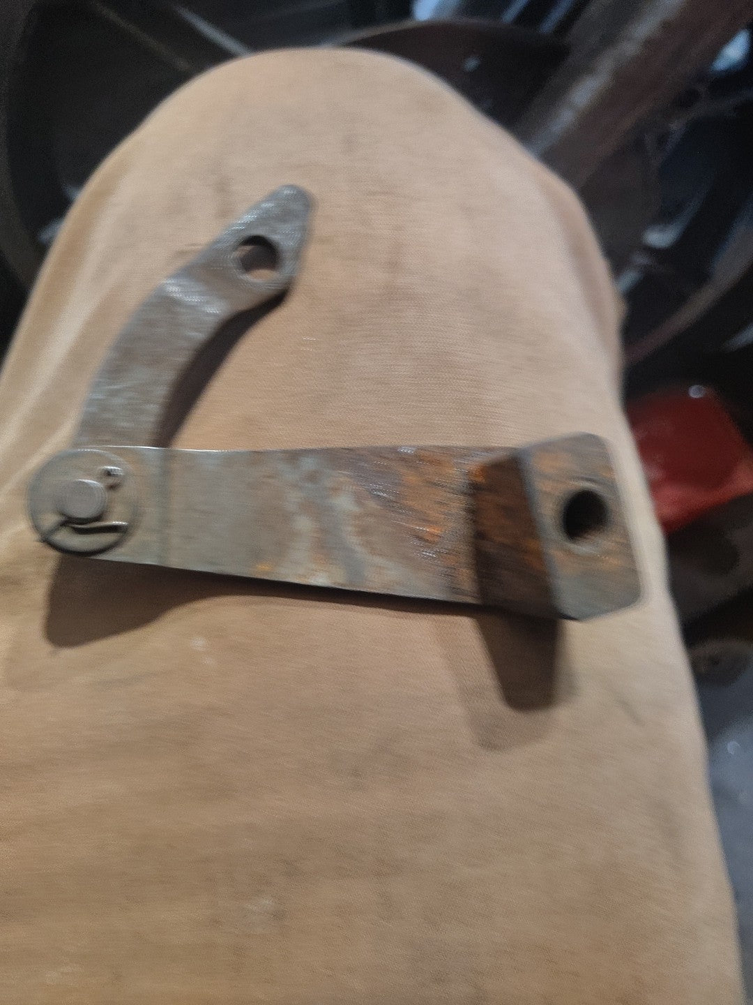 Crusty Harley Davidson Panhead Hydra-Glide Front Brake  Cam Lever OEM 44490-48 