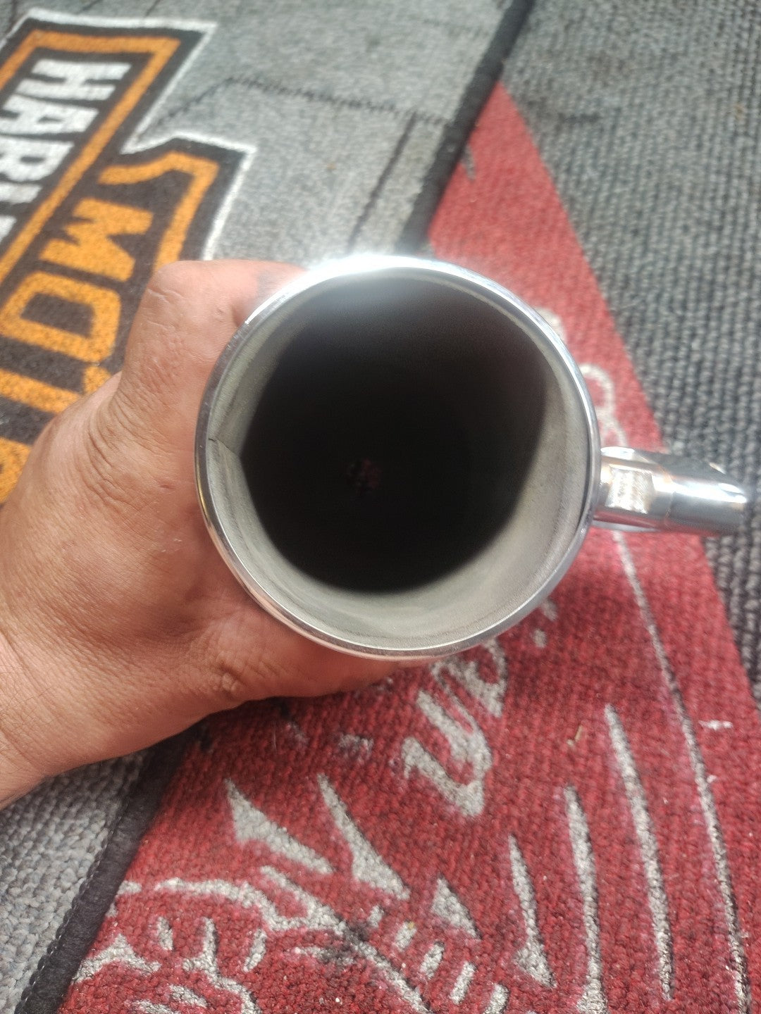 HARLEY DAVIDSON CUP HOLDER CHROME USED  KRUZER KADDY