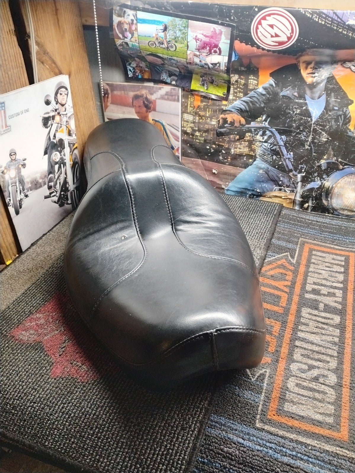 HARLEY DAVIDSON SPORTSTER SEAT DRIVER PASSENGER PILLION CUSTOM 1200 883 ROADSTER