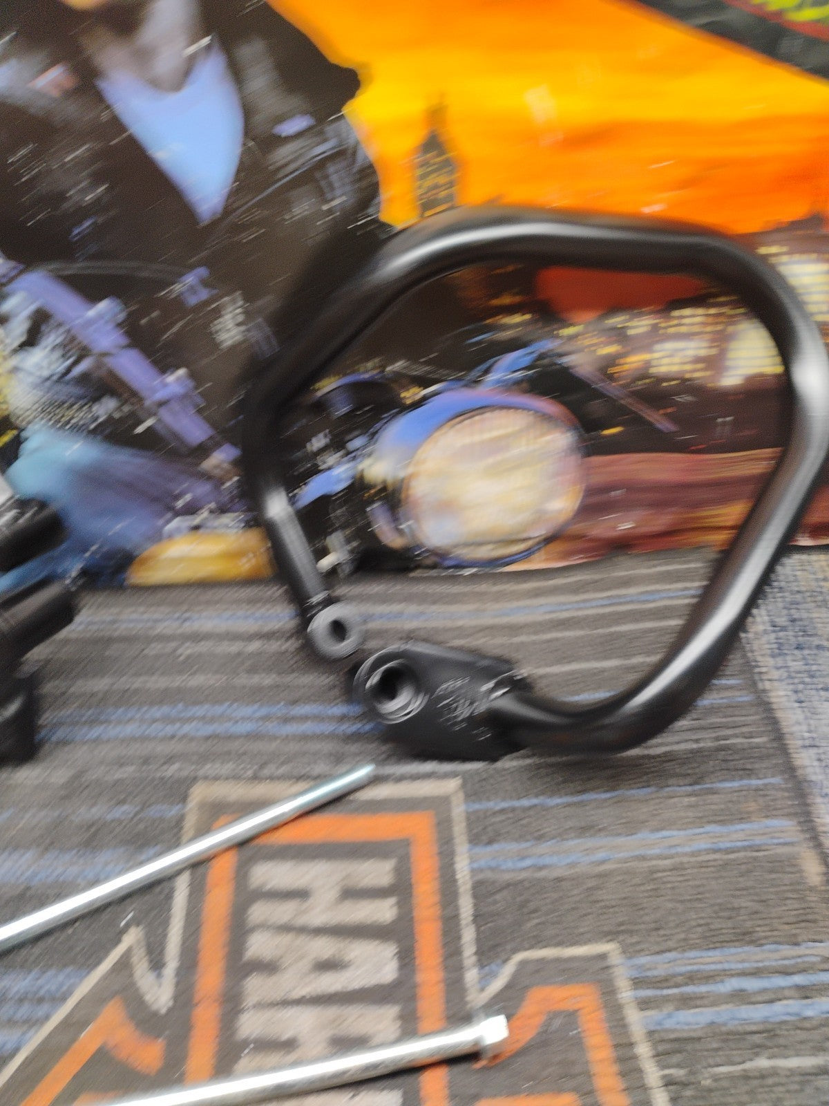 Fit For  Royal Enfield Hunter 350 Black Compact Engine Guardj1c  KXG 0053/F