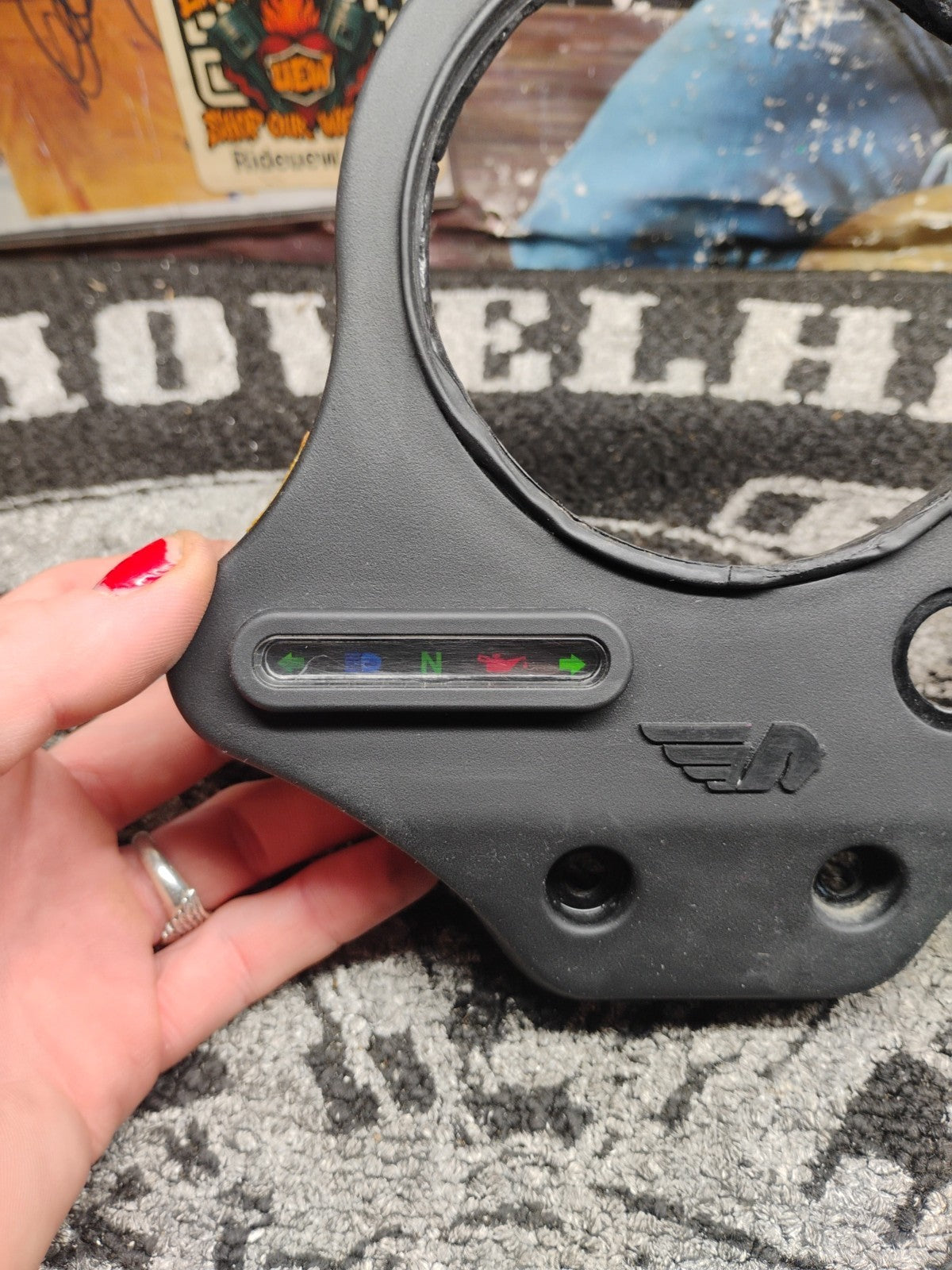 OEM Buell M2 Cyclone Gauge Cluster Dash Trim Panel Housing