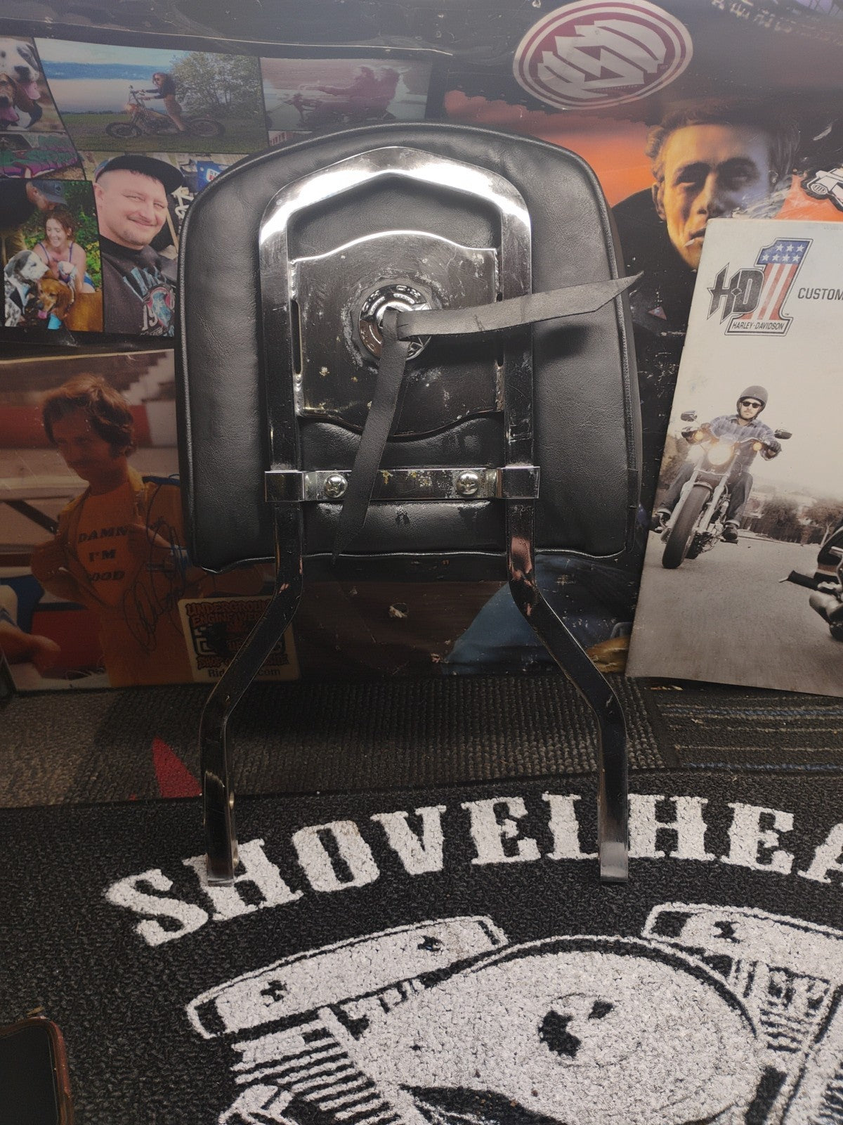 OEM Harley Davidson Sissy Bar Back Rest 8 3/4  1997-08