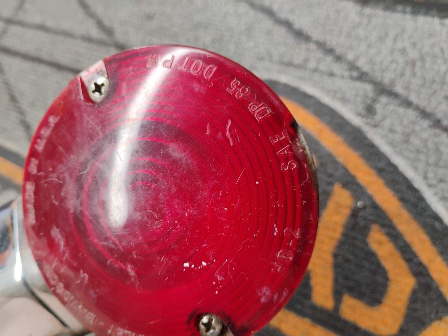 Harley touring softail Road King Rear Blinker Turn Signal Bar 