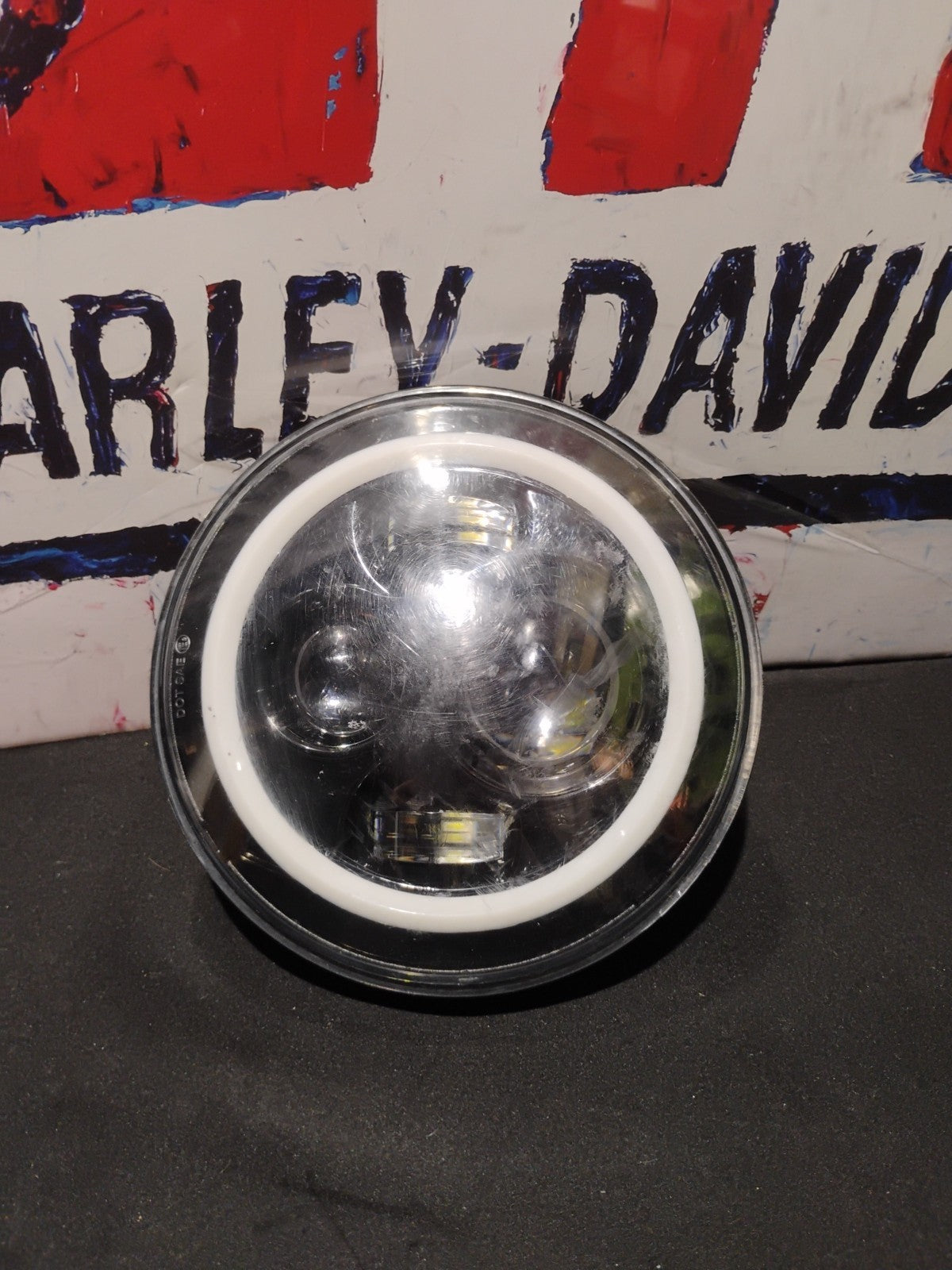 7 Inch Aftermarket LED Halo Headlight