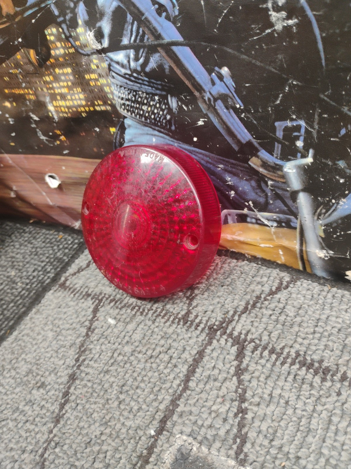 NOS Honda Flasher Lens Red V.E.M DH-2 SAE I 4