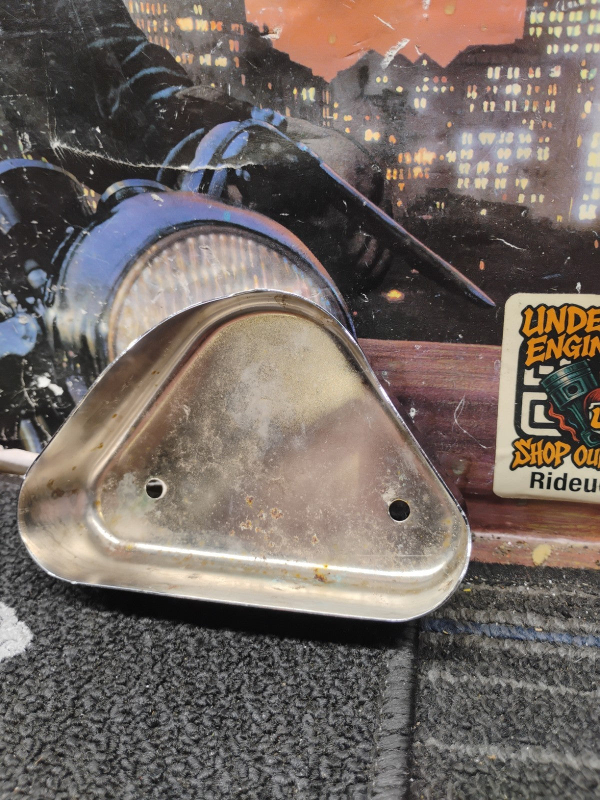 OEM Harley-Davidson Chrome Rear Brake Master Cylinder Cover 41811-86
