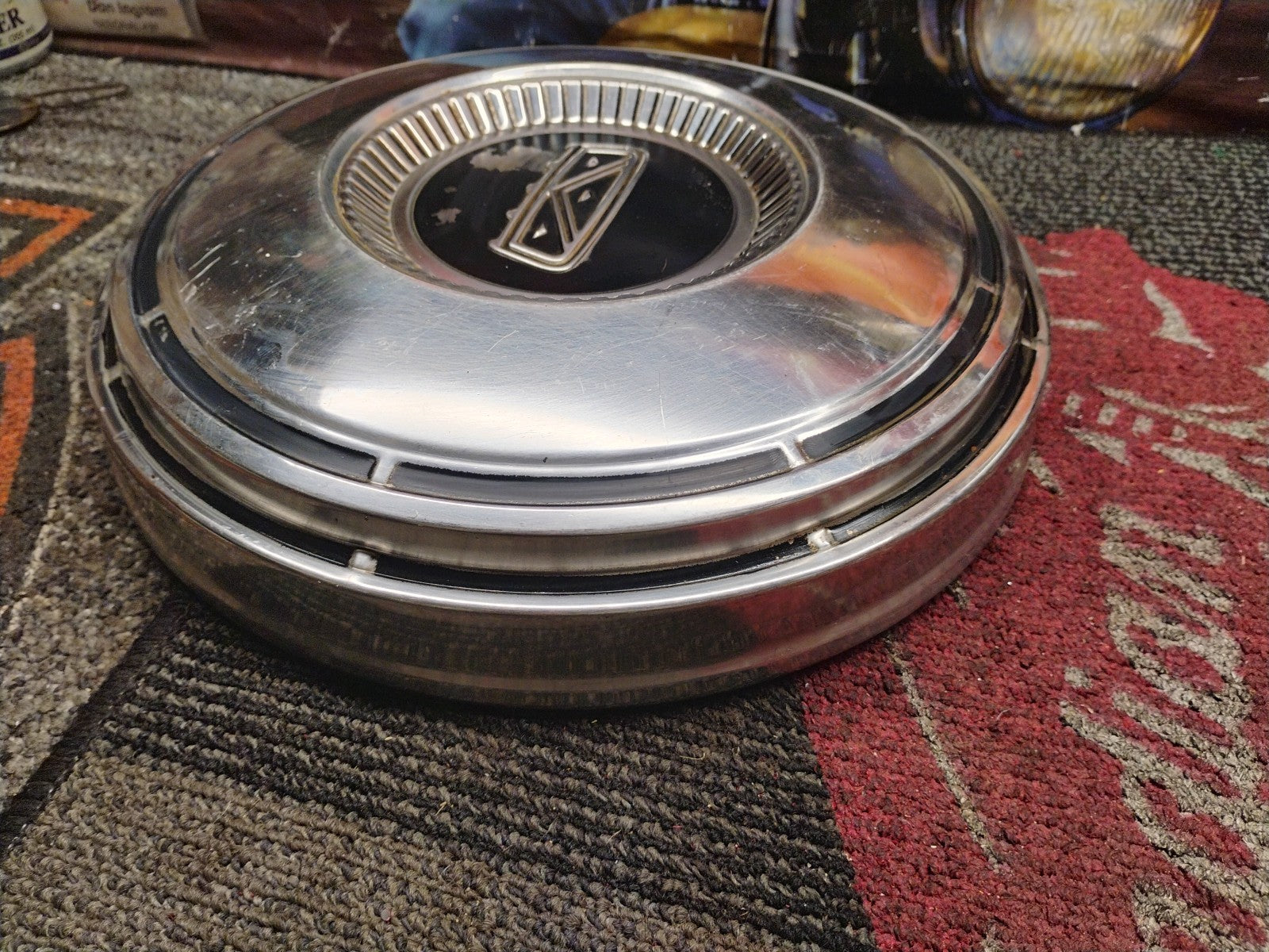 1968 1969 Ford Fairlane Torino Falcon Custom Galaxie ORIG DOG-DISH WHEEL HUB CAP