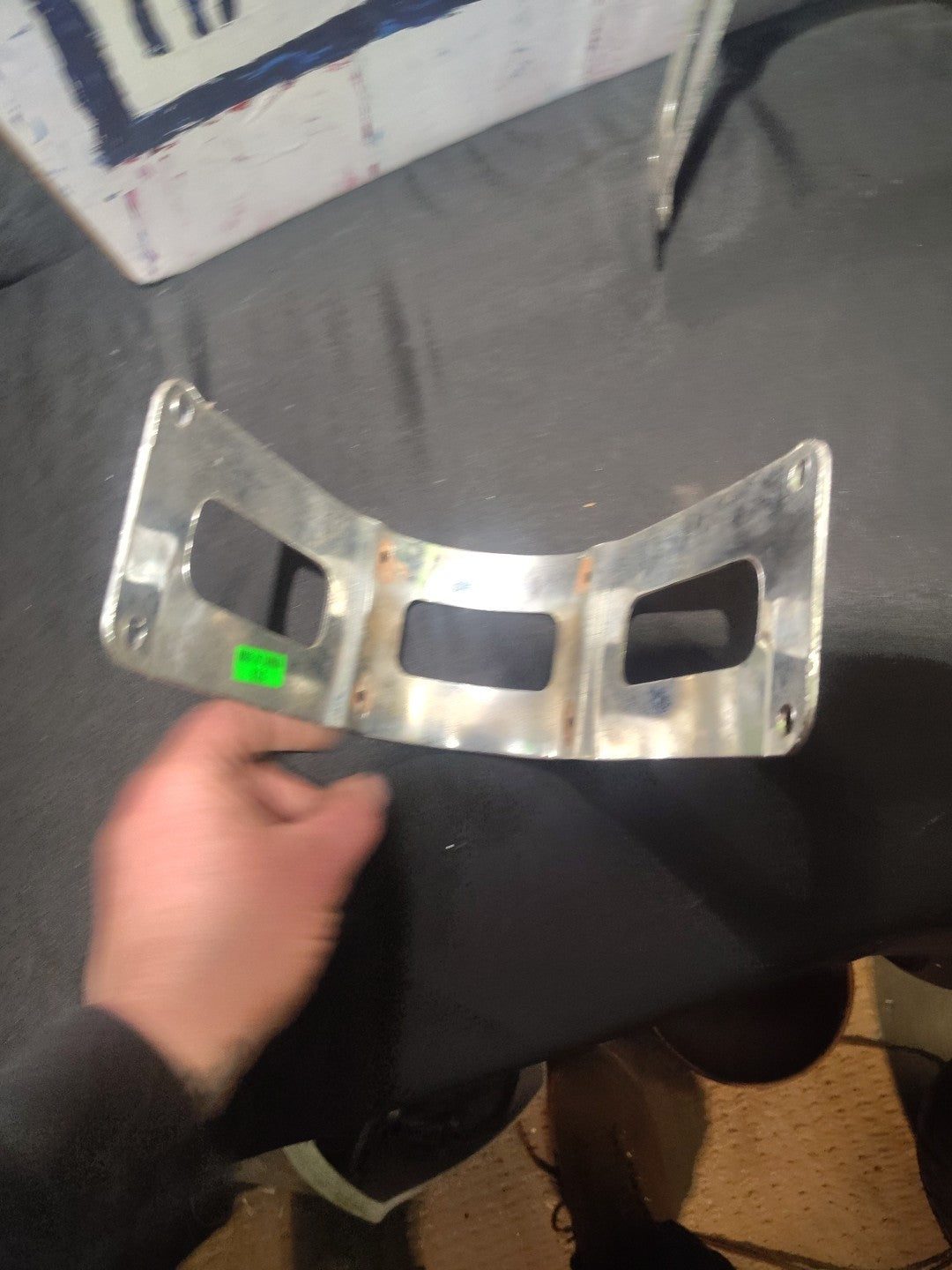 Chrome Plated Fender Bracket fits Harley Davidson Narrow Glide 
