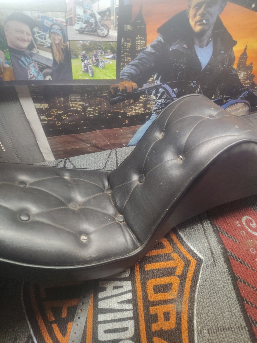 Vintage Drag SpecialtyHarley Panhead Shovelhead Sportster King&Queen Rigid Seat