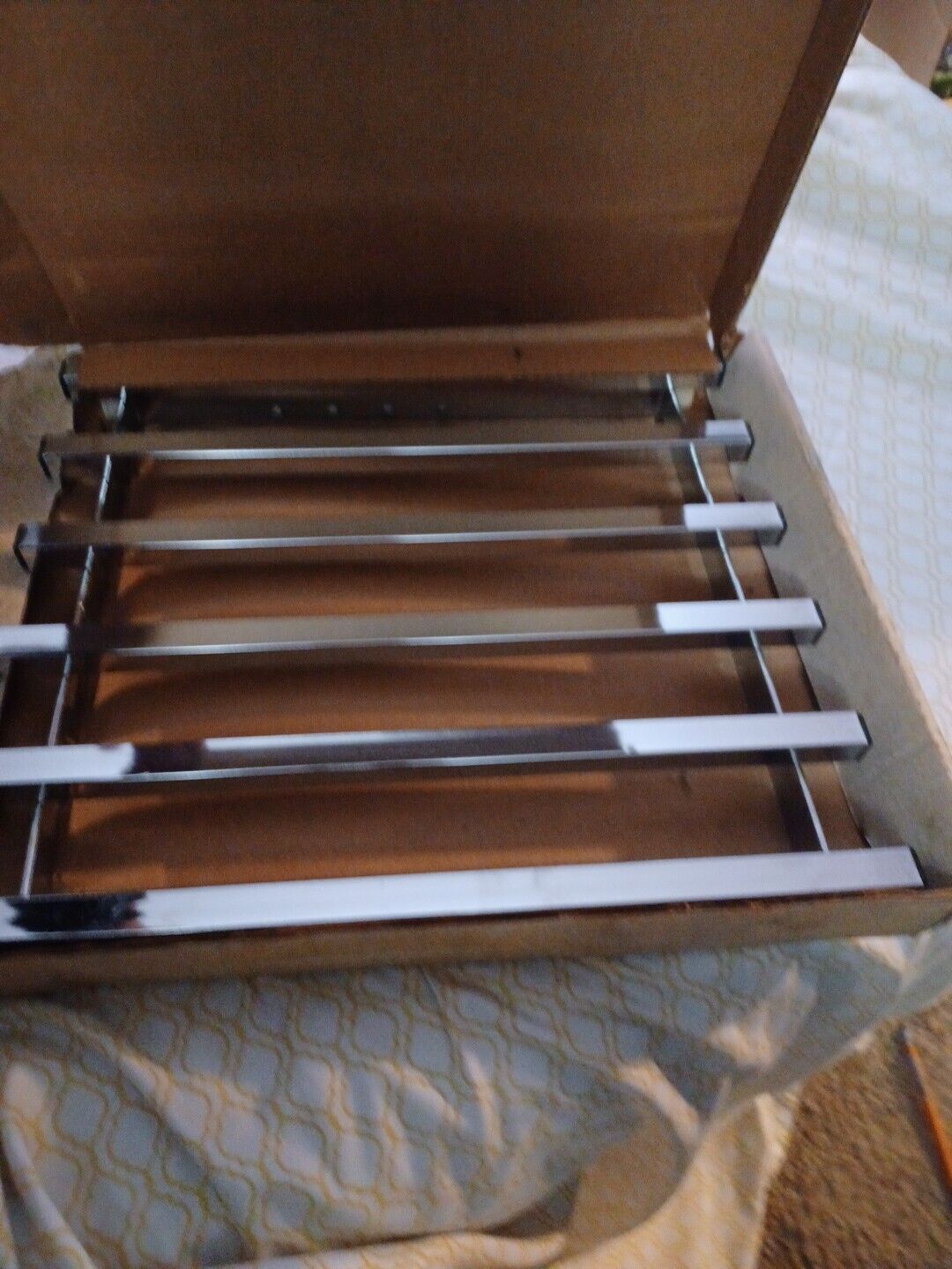 Connecticut cycle square tube luggage carrier platform for a  motorcycle